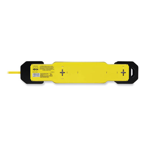 Image of Tripp Lite by Eaton Power It! Safety Power Strip with GFCI Plug, 6 Outlets, 9 ft Cord, Yellow/Black