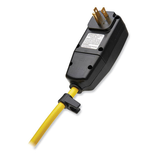 Image of Tripp Lite by Eaton Power It! Safety Power Strip with GFCI Plug, 6 Outlets, 9 ft Cord, Yellow/Black
