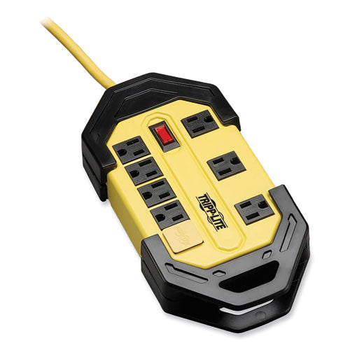 Image of Tripp Lite by Eaton Power It! Safety Power Strip with GFCI Plug, 8 Outlets, 12 ft Cord, Yellow/Black