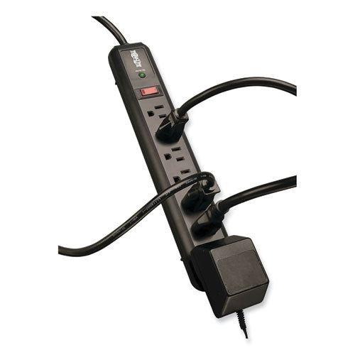 Image of Tripp Lite by Eaton Protect It! Surge Protector, 7 AC Outlets, 4 ft Cord, 1,080 J, Black