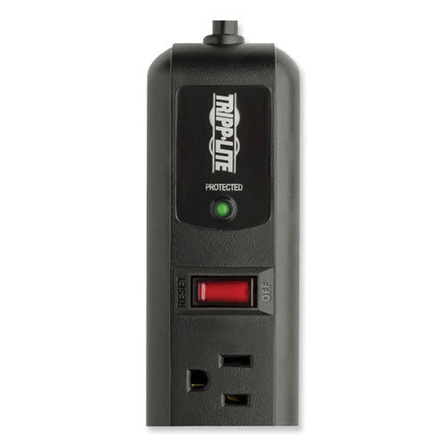 Image of Tripp Lite by Eaton Protect It! Surge Protector, 7 AC Outlets, 4 ft Cord, 1,080 J, Black