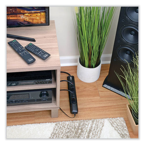 Image of Tripp Lite by Eaton Protect It! Surge Protector, 7 AC Outlets, 4 ft Cord, 1,080 J, Black