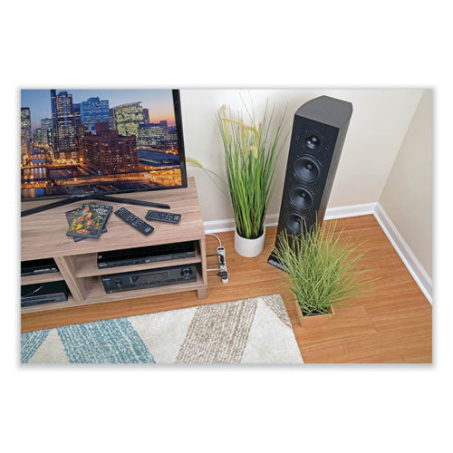Image of Tripp Lite by Eaton Protect It! Home Computer Surge Protector, 6 AC Outlets, 2 ft Cord, 180 J, Light Gray