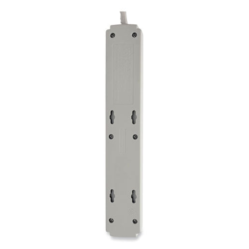 Image of Tripp Lite by Eaton Protect It! Surge Protector, 6 AC Outlets, 4 ft Cord, 790 J, Light Gray