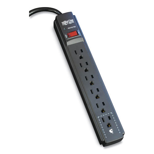 Image of Tripp Lite by Eaton Protect It! Surge Protector, 6 AC Outlets, 6 ft Cord, 790 J, Black