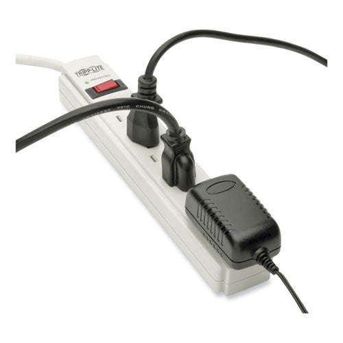 Image of Tripp Lite by Eaton Protect It! Surge Protector, 6 AC Outlets, 6 ft Cord, 790 J, Light Gray
