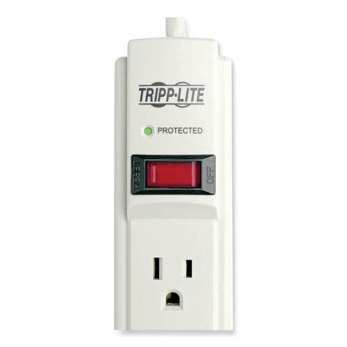 Image of Tripp Lite by Eaton Protect It! Surge Protector, 6 AC Outlets, 6 ft Cord, 790 J, Light Gray