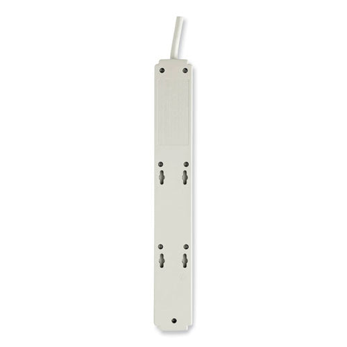 Image of Tripp Lite by Eaton Protect It! Surge Protector, 6 AC Outlets/2 USB Ports, 6 ft Cord, 990 J, Cool Gray