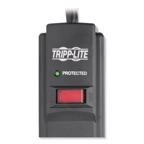 Image of Tripp Lite by Eaton Protect It! Surge Protector, 6 AC Outlets/2 USB Ports, 6 ft Cord, 990 J, Black