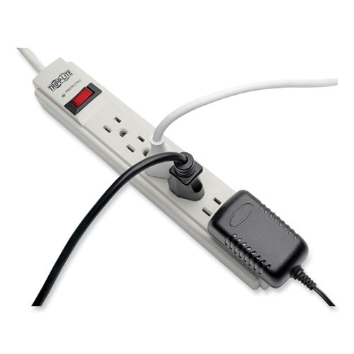Image of Tripp Lite by Eaton Protect It! Surge Protector, 6 AC Outlets, 15 ft Cord, 790 J, Light Gray