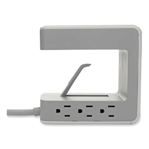 Image of Tripp Lite by Eaton Surge Protector, 6 AC Outlets/2 USB-A and 1 USB-C Ports, 8 ft Cord, 1,080 J, Gray
