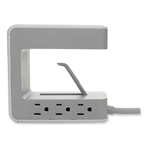 Image of Tripp Lite by Eaton Surge Protector, 6 AC Outlets/2 USB-A and 1 USB-C Ports, 8 ft Cord, 1,080 J, Gray