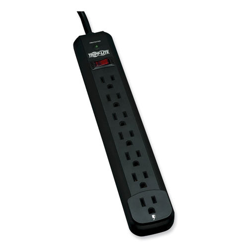 Image of Tripp Lite by Eaton Protect It! Surge Protector, 7 AC Outlets, 12 ft Cord, 1,080 J, Black