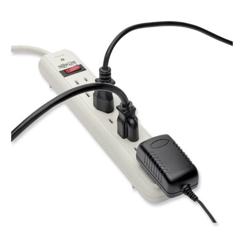 Image of Tripp Lite by Eaton Protect It! Surge Protector, 7 AC Outlets, 12 ft Cord, 1,080 J, Light Gray