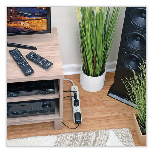 Image of Tripp Lite by Eaton Protect It! Surge Protector, 7 AC Outlets, 25 ft Cord, 1,080 J, Light Gray
