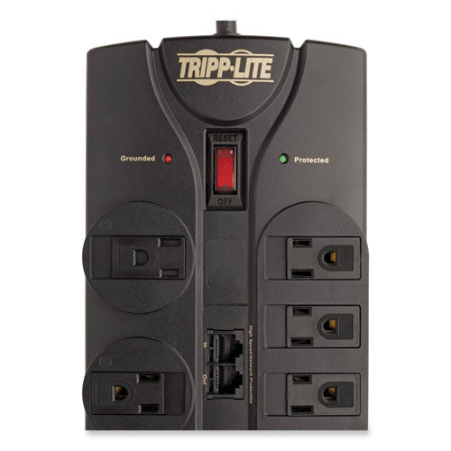 Image of Tripp Lite by Eaton Protect It! Surge Protector, 8 AC Outlets, 10 ft Cord, 3,240 J, Black
