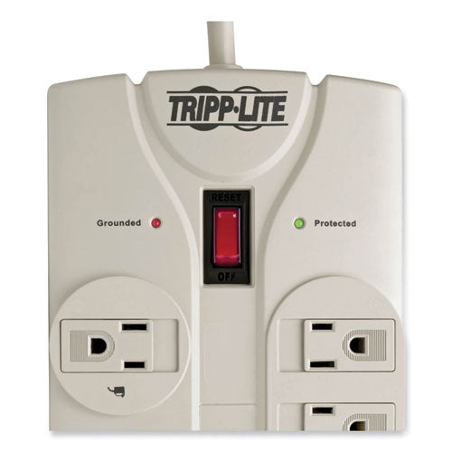 Image of Tripp Lite by Eaton Protect It! Surge Protector, 8 AC Outlets, 25 ft Cord, 1,440 J, Light Gray