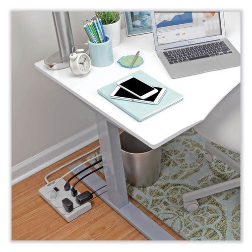 Image of Tripp Lite by Eaton Protect It! Surge Protector, 8 AC Outlets, 25 ft Cord, 1,440 J, Light Gray