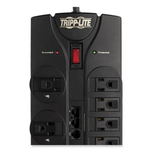 Image of Tripp Lite by Eaton Protect It! Surge Protector, 12 AC Outlets, 8 ft Cord, 2,880 J, Black
