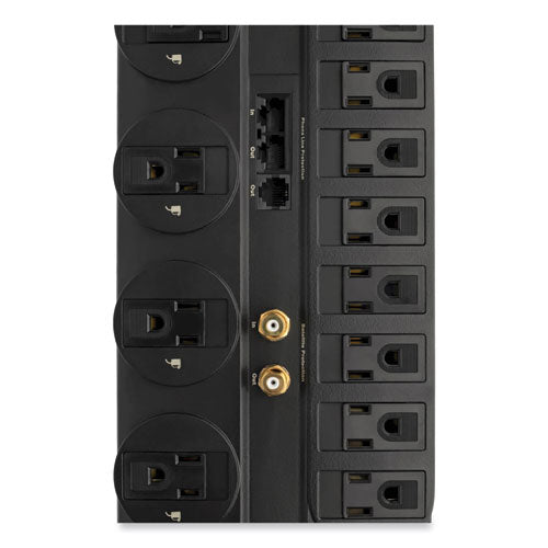 Image of Tripp Lite by Eaton Protect It! Surge Protector, 12 AC Outlets, 8 ft Cord, 2,880 J, Black