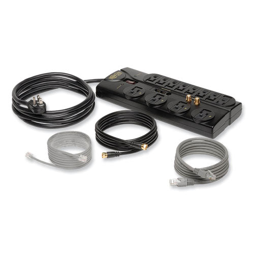Image of Tripp Lite by Eaton Protect It! Surge Protector, 12 AC Outlets, 8 ft Cord, 2,880 J, Black