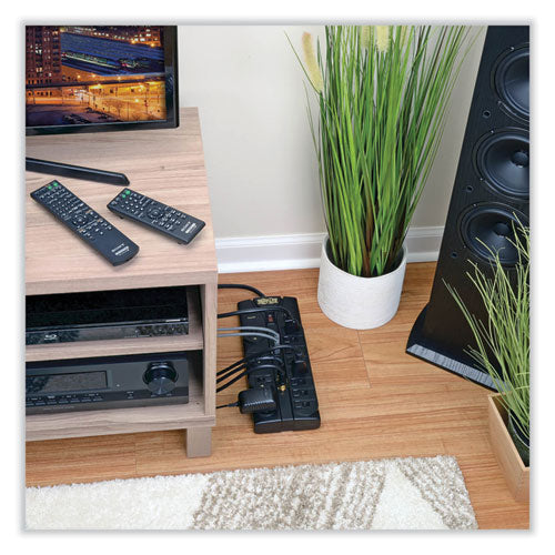 Image of Tripp Lite by Eaton Protect It! Surge Protector, 12 AC Outlets, 8 ft Cord, 2,880 J, Black