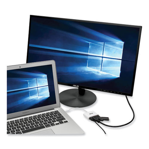Image of Tripp Lite by Eaton USB 3.1 Gen 1 USB-C to HDMI 4K Adapter, USB-A/USB-C PD Charging Ports, 3", White