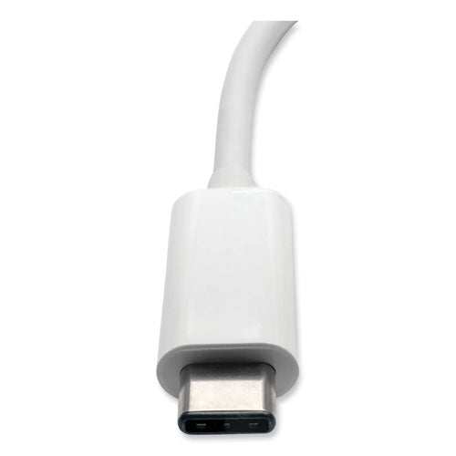 Image of Tripp Lite by Eaton USB 3.1 Gen 1 USB-C to HDMI 4K Adapter, USB-A/USB-C PD Charging Ports, 3", White