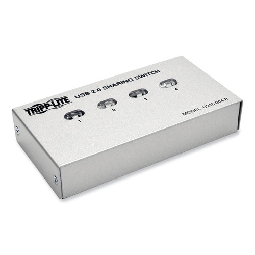Image of Tripp Lite by Eaton Usb 2.0 Printer/peripheral Sharing Switch, 4 Ports