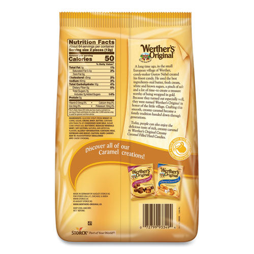 Image of Werther's® Original® Hard Candies, Caramel, 27 oz Bag