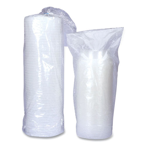 Image of GEN Plastic Deli Container with Lid, 8 oz, Clear, Plastic, 240/Carton