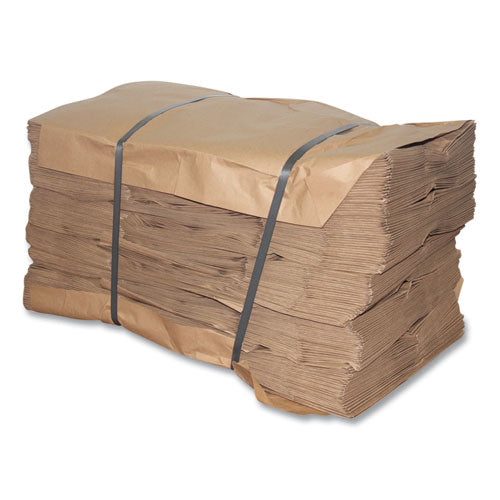 Image of Kari-Out® Kraft Paper Bags, Natural Twisted-Paper Handles, 13" x 7" x 17", Natural, 250/Carton