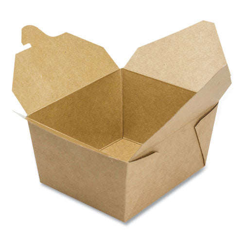 Image of GEN Reclosable Kraft Take-Out Box, 30 oz, Brown, Paper, 450/Carton