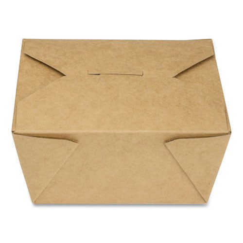 Image of GEN Reclosable Kraft Take-Out Box, 30 oz, Brown, Paper, 450/Carton