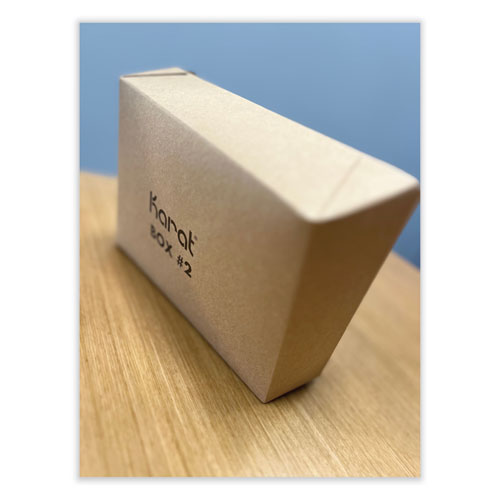 Image of GEN Reclosable Kraft Take-Out Box, 54 oz, Brown, Paper, 200/Carton