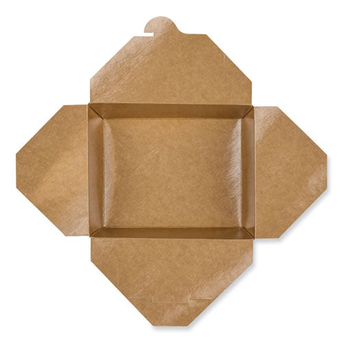 Image of GEN Reclosable Kraft Take-Out Box, 54 oz, Brown, Paper, 200/Carton