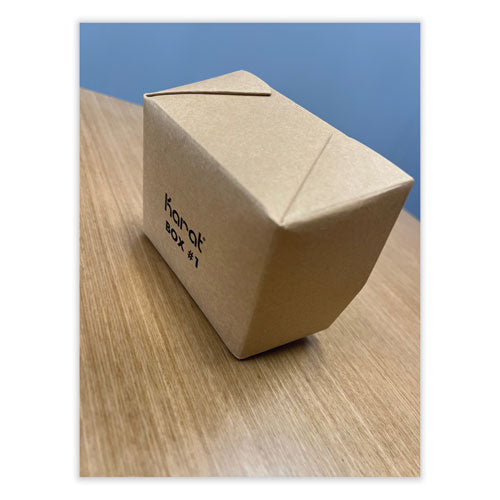 Image of GEN Reclosable Kraft Take-Out Box, 30 oz, Brown, Paper, 450/Carton