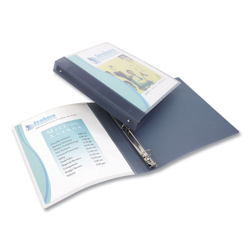 Image of Avery® Flexible View Binder With Round Rings, 3 Rings, 1" Capacity, 11 X 8.5, Gray