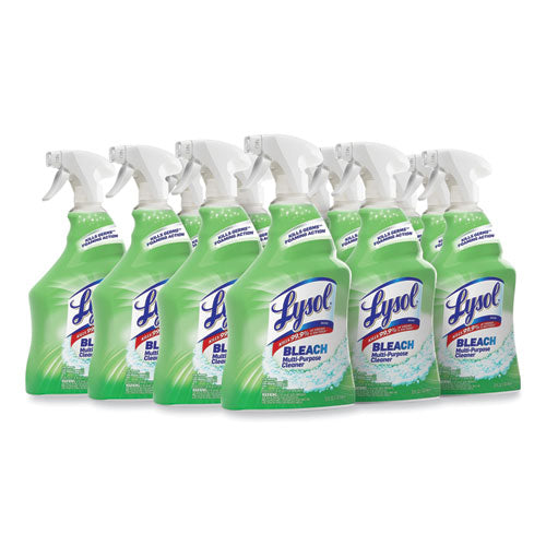 Image of LYSOL® Brand Multi-Purpose Cleaner With Bleach, 32 Oz Spray Bottle, 12/carton