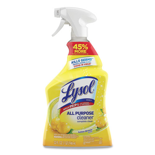 Image of LYSOL® Brand Ready-To-Use All-Purpose Cleaner, Lemon Breeze, 32 Oz Spray Bottle