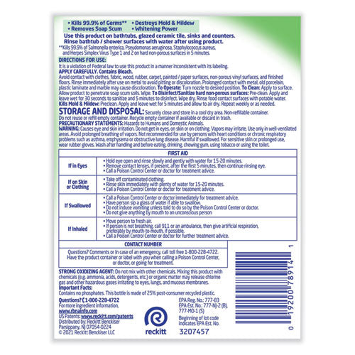 Image of LYSOL® Brand Multi-Purpose Cleaner With Bleach, 32 Oz Spray Bottle, 12/carton