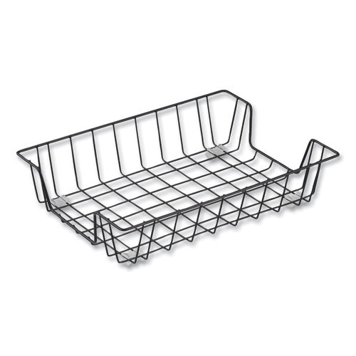 Image of Universal® Wire Metal Letter Tray, 1 Section, Letter Size Files, 10" x 14.13" x 3", Black