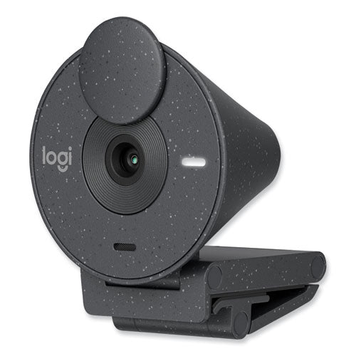 Image of Logitech® Brio 305 Business Webcam, 1920 pixels x 1080 pixels, 2 Mpixels, Graphite