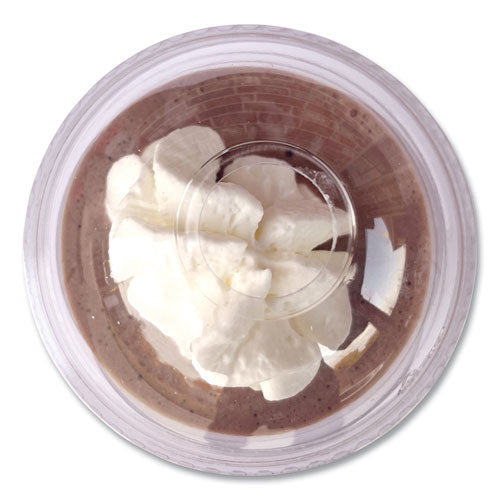 Image of Boardwalk® PET Cold Cup Dome Lids, Fits 9 oz to 10 oz Cold Cups, Plastic, Clear, 1,000/Carton