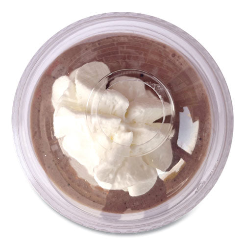 Image of Boardwalk® PET Cold Cup Dome Lids, Fits 9 oz Squat/12 oz Cold Cups, Plastic, Clear, 1,000/Carton