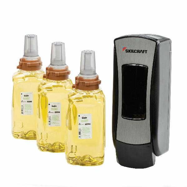 Image of Gojo Skilcraft Citrus Ginger Foam Hand & Shower Wash - Starter Kit