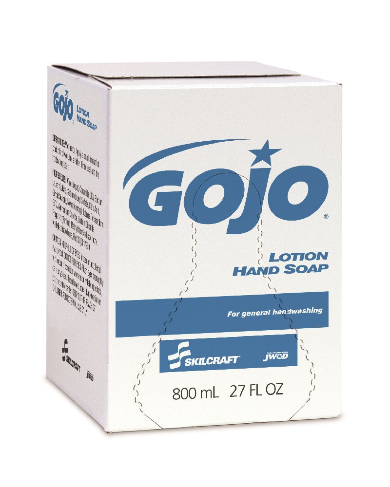 Image of Gojo Skilcraft Lotion Hand Soap, 800 mL Dispenser Refill