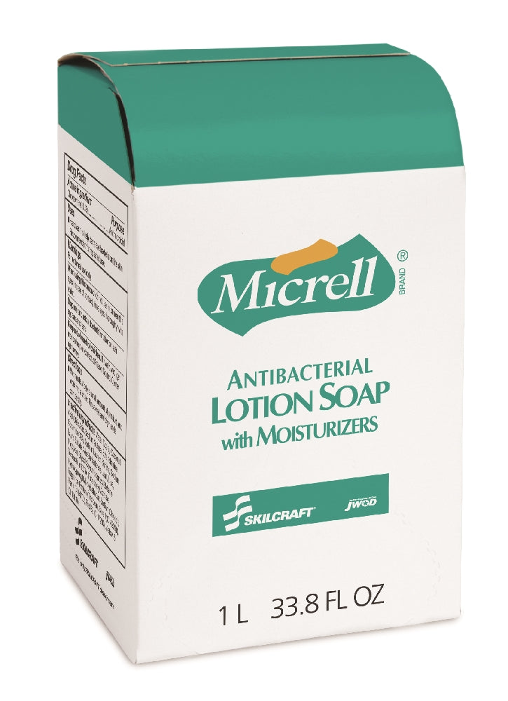 Image of Micrell Skilcraft Antibacterial Lotion Soap, 1000 mL Dispenser Refill