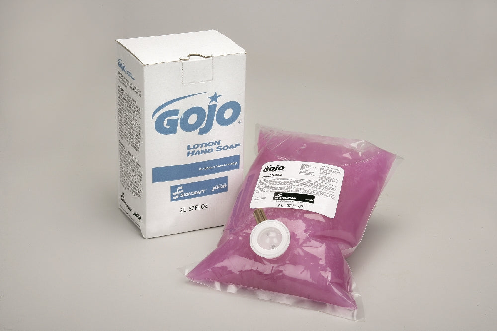Image of Gojo Skilcraft Lotion Hand Soap, 2000 mL Dispenser Refill