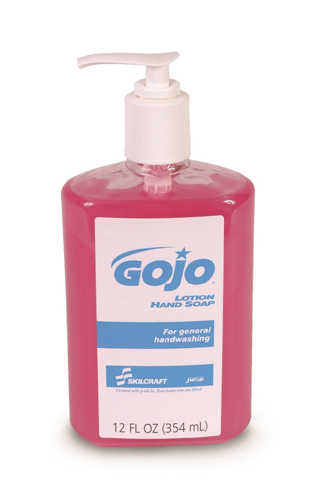 Image of Gojo Skilcraft Lotion Hand Soap, 12 oz Bottle